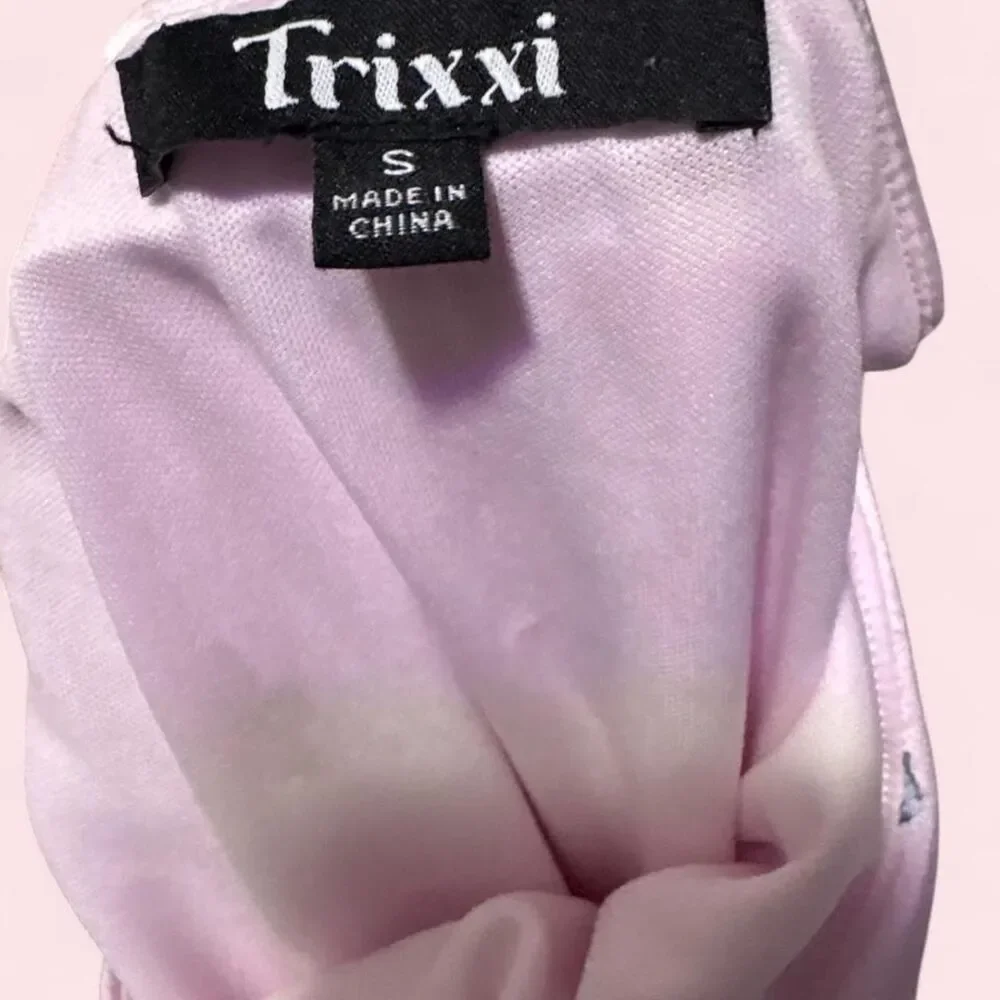 Trixxi Pink Floral Midi Skirt